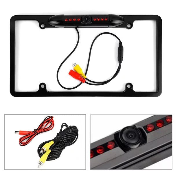 Backup Waterproof Rearview Camera Black DDX512 for License DDX-512 Plate Kenwood