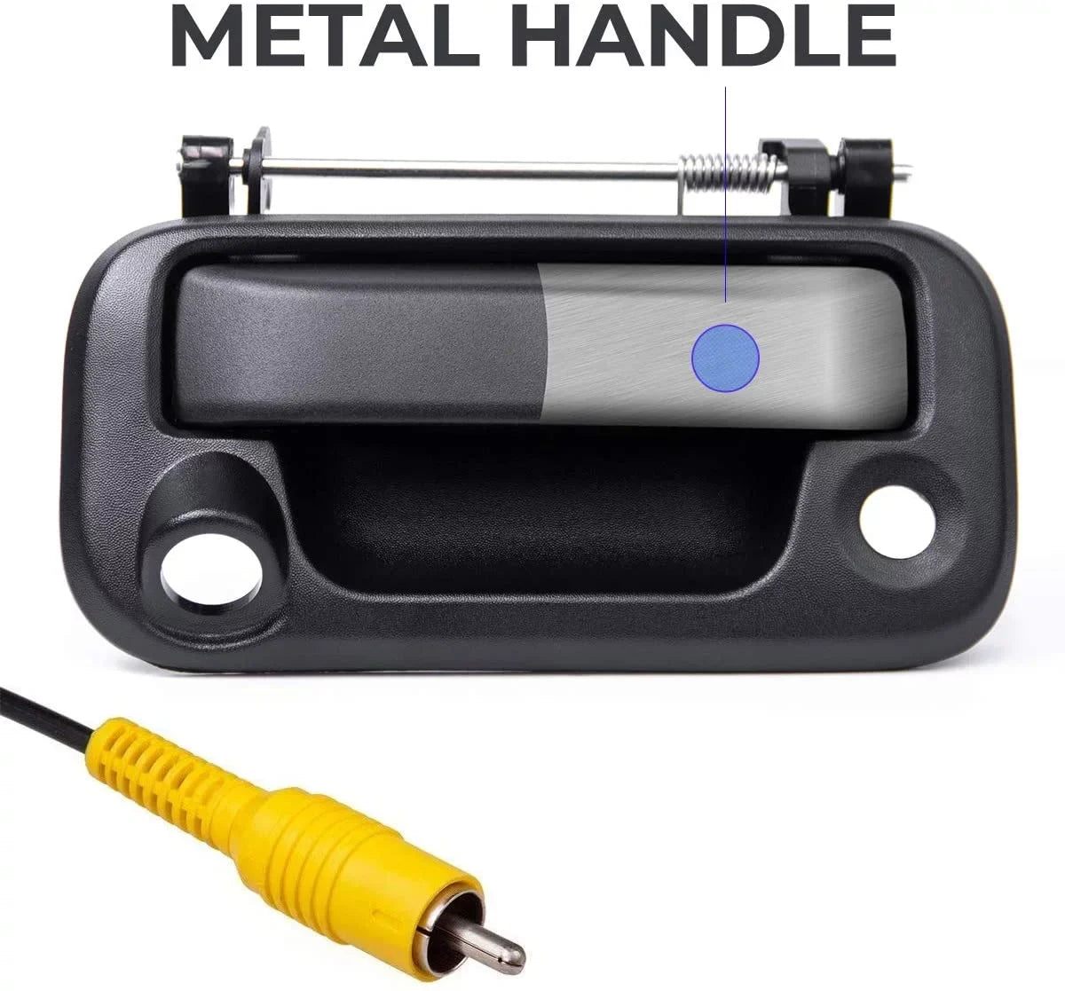 Tailgaters F150-F550 with Black Tailgate (05-16) Master Metal Ford for Backup Camera Handle