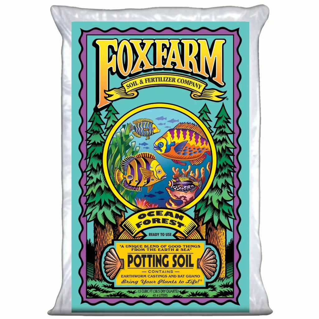 Pack) Foxfarm 6.3-6.8 Garden pH, Potting Cu Ft Bags Ocean Soil Forest 1.5 (2