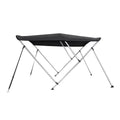 Bow x Top 46" 6' L Solution Boat BLACK Dye W 78" - 3 ft. Bimini 73" High Cover
