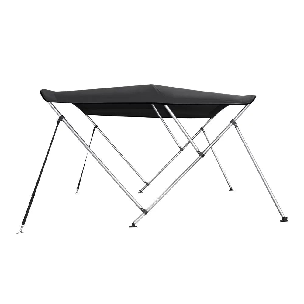 Bow x Top 46" 6' L Solution Boat BLACK Dye W 78" - 3 ft. Bimini 73" High Cover