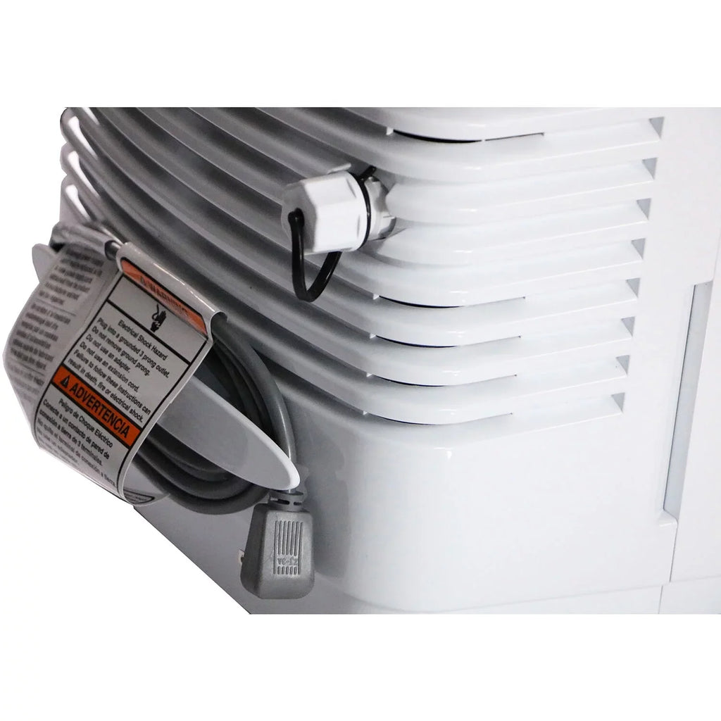 (Refurbished) Restored 1,800 Dehumidifier Amana in 48 Humidistat, White Automatic Adjustable Shut-off Ft Sq Pt -