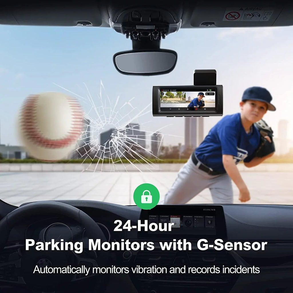 Cars 2.5K+1080P Record Front Dual G-Sensor, Super Parking Camera App Night D32 Mount, for Built-in Yeecore Vision, Dam, Control, Accident GPS, Portable and Dash Magnetic Mode, Cam Rear, Dash Dash WiFi