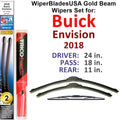 Beam Buick Envision Wiper WBUSA w/Rear Wiper Wipers Blades (Set 2018 3) of