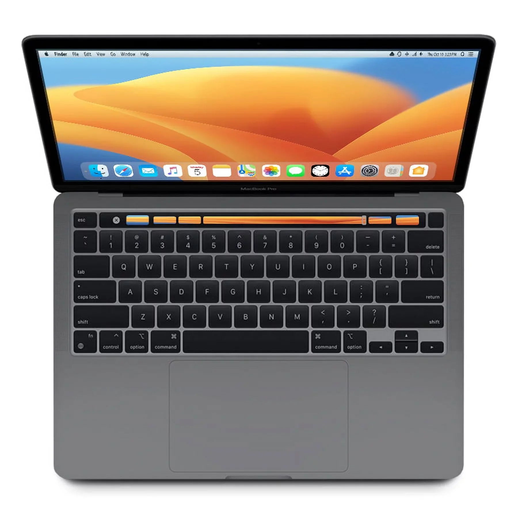 Pre-Owned Space Touch OS Core SSD (Retina, 256GB Gray, i7 2560x1600 Sierra Included MR9Q2LL/A Quad Pro 13.3-inch Apple 2018) Memory 2.7Ghz Mac Adapter Macbook Bar) 8GB (Mid Display Power (Good)
