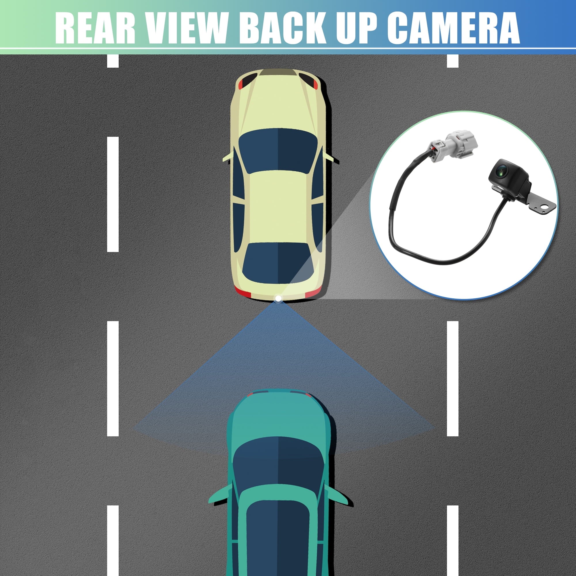 Rear 95760-2W000 95760-2W000-FFF 95760-2W300 2013-2016 View Reverse for Camera Fe Sport Back Santa Hyundai Up Camera