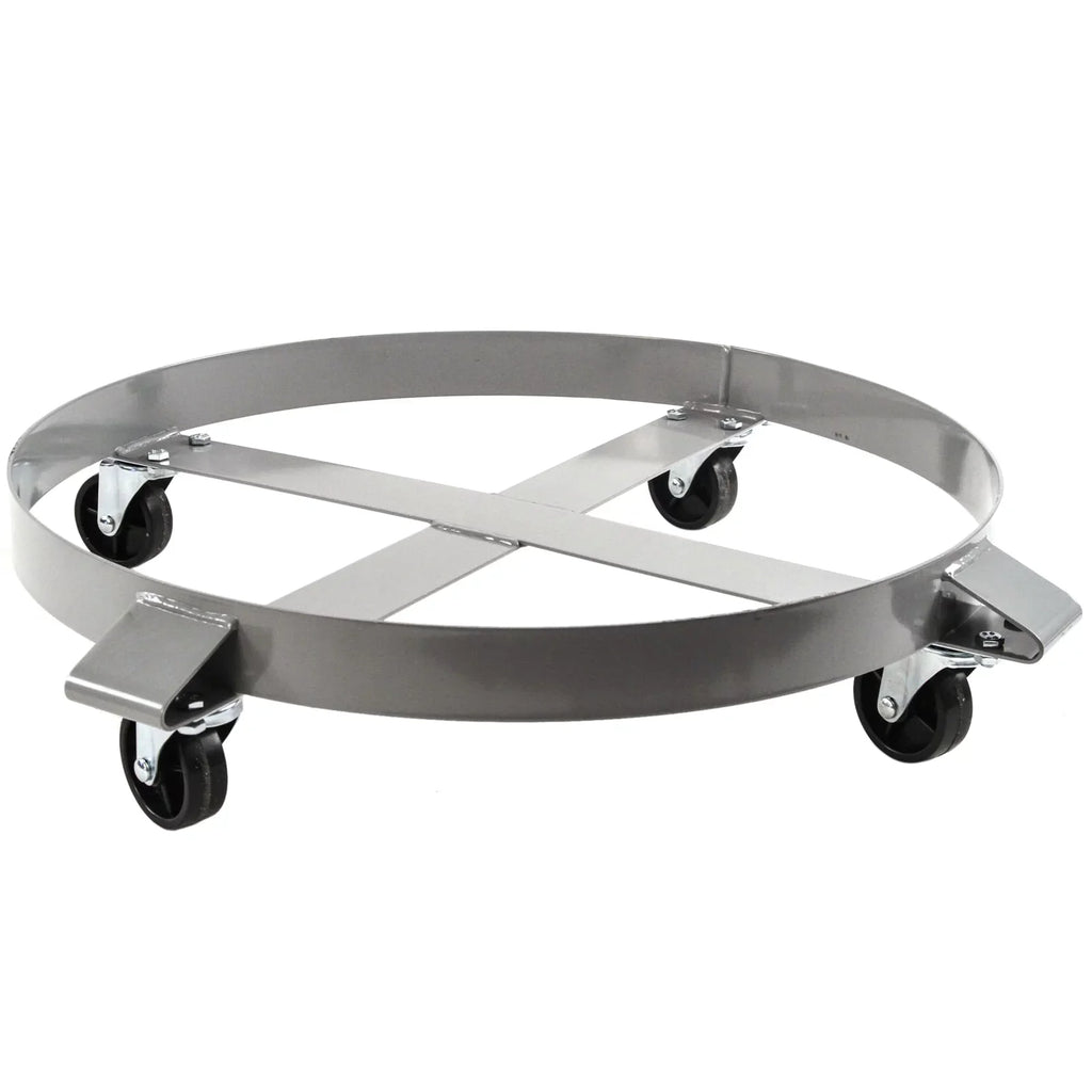 Frame Truck Capacity Swivel - Dolly Dollies Casters Gallon Pound Hand Duty Tipping Non Heavy Red 55 Drum Steel Hound Wheel Auto 1000