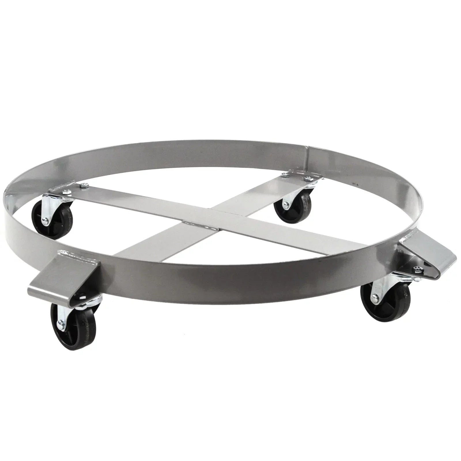 Frame Truck Capacity Swivel - Dolly Dollies Casters Gallon Pound Hand Duty Tipping Non Heavy Red 55 Drum Steel Hound Wheel Auto 1000