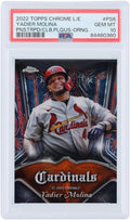 Molina Card Authenticated Yadier Topps Cardinals PSA Louis 2022 10 St. #PS-6 Chrome #/25 Orange