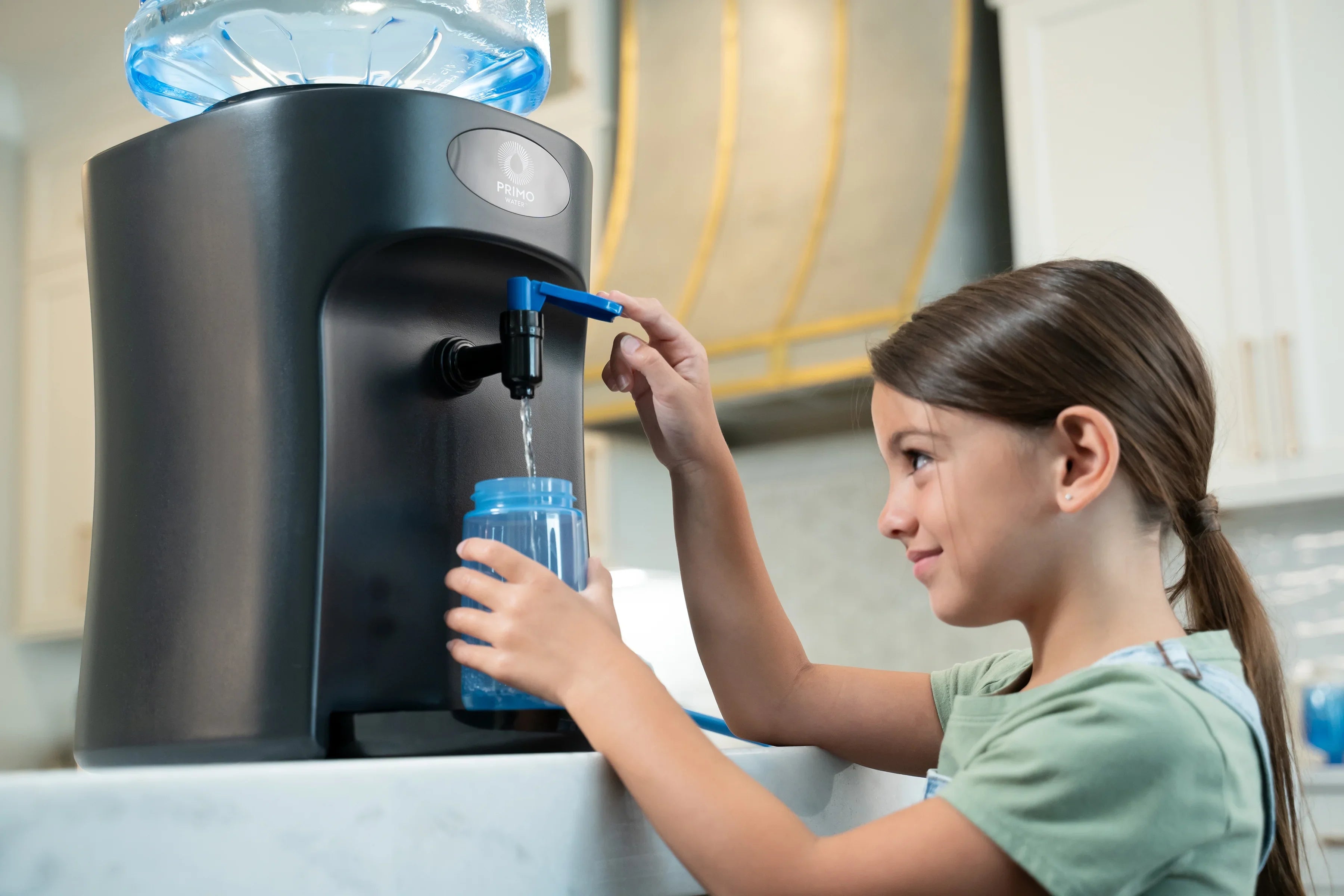Gallon Loading, 5 Primo Temperature, Black, Top or Dispenser 3 Countertop Room Water