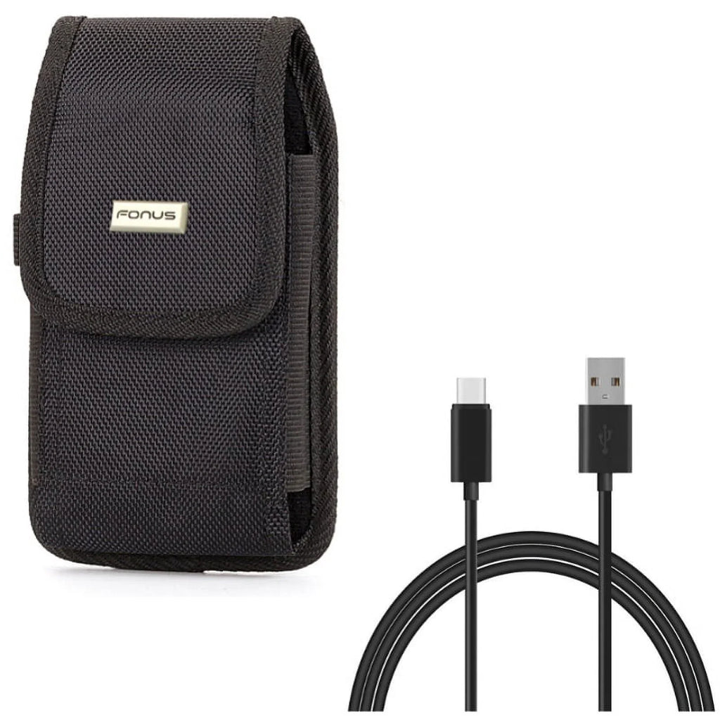 Legacy Google XL for Clip w - Cable Rugged Motion XI Wire - Black BLU Sync Coolpad 3a Long Rapid - Belt Charge USB Type-C 6ft Metal XL Vivo Pixel Case Canvas G9, Y8K Blackberry Holster Plus