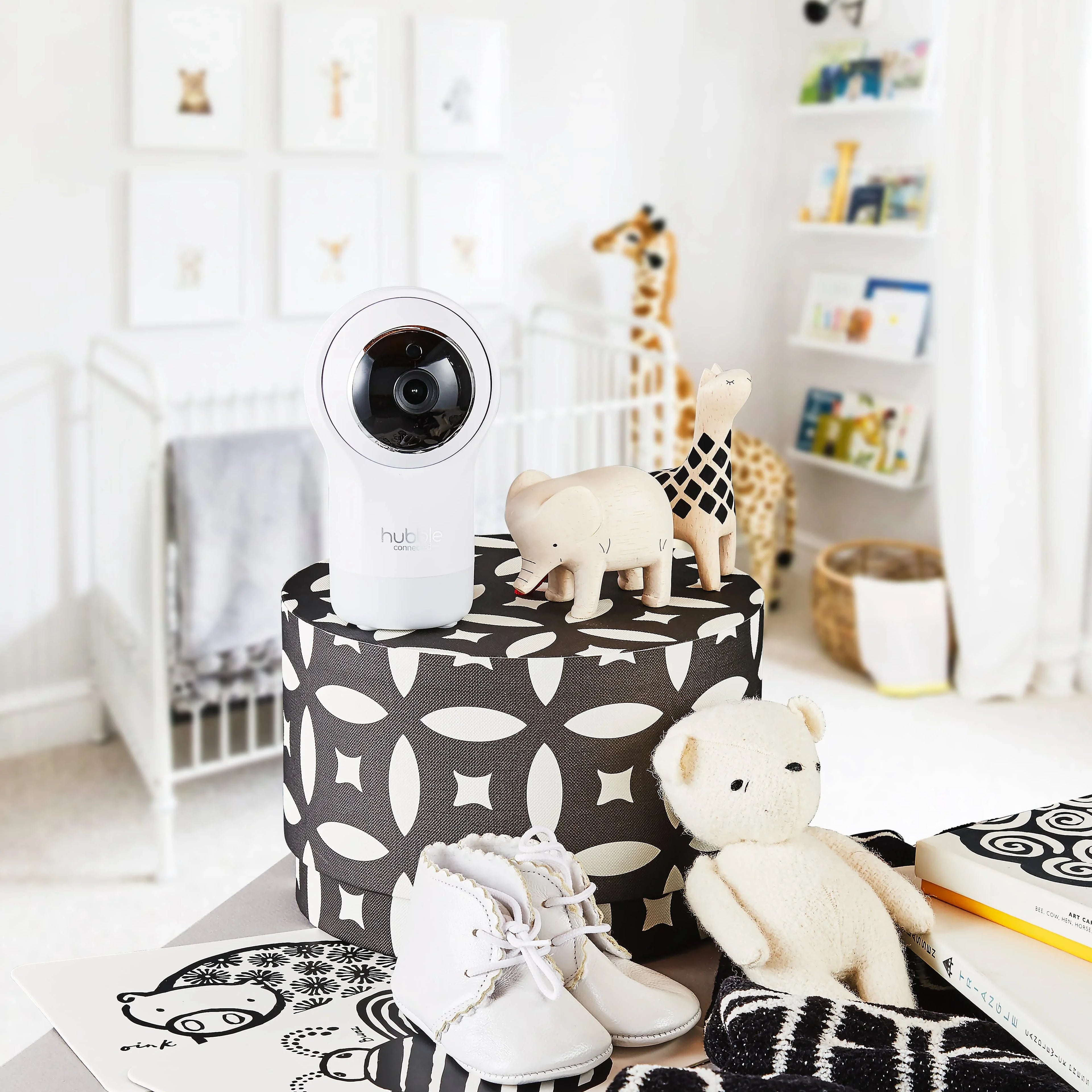 Connect Monitor Pan, Hubble Baby Wi-Fi Pal Zoom with Glow, Tilt, Function and Nursery