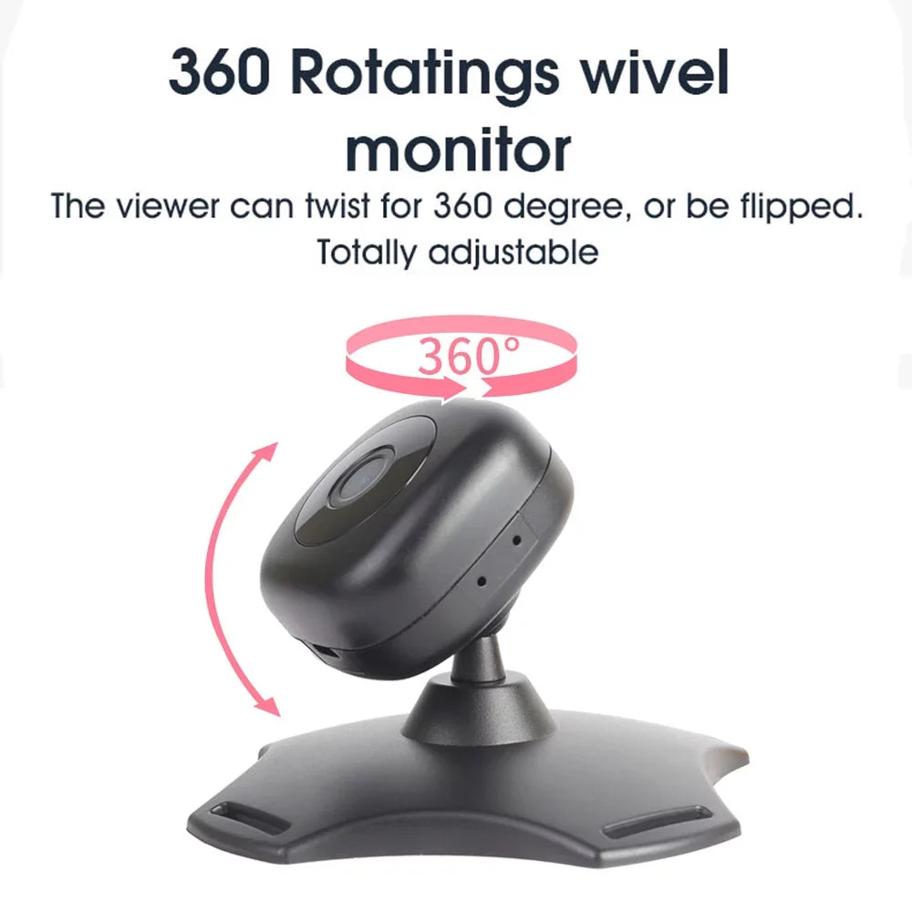 Vision, Car Camera, WiFi Baby Seat, Rotation Monitor ammoon Night Facing Monitor for Wireless 360° Rear