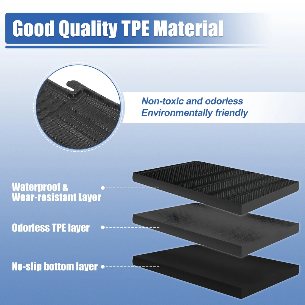 2022 Trunk Toyota Trunk Cargo for Highlander Protector 2021 Tray Cargo Floor Liner 2020 Unique Cargo Waterproof Bargains Mat Rear