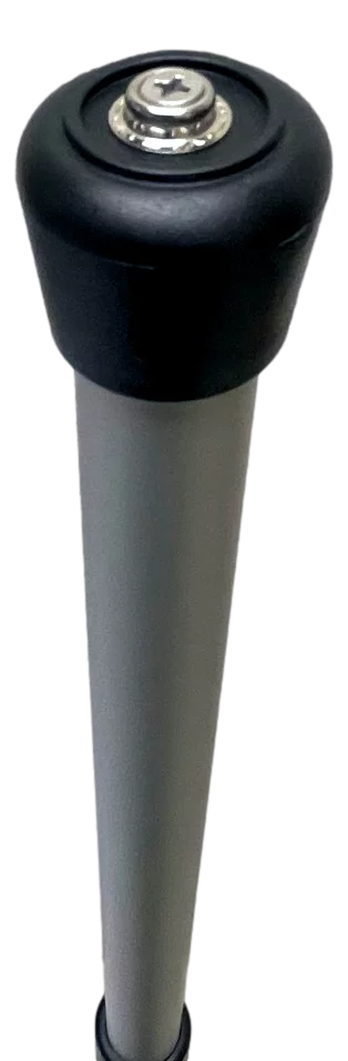 Boat Pole Injected Aluminum Base & Tall (Length: Telescopic 29" Support - Marine Snap-on Short Top Rubber Height Cover PP Adjustable Pactrade Pontoon 52") Round Fastener / Mushroom Tip Cap