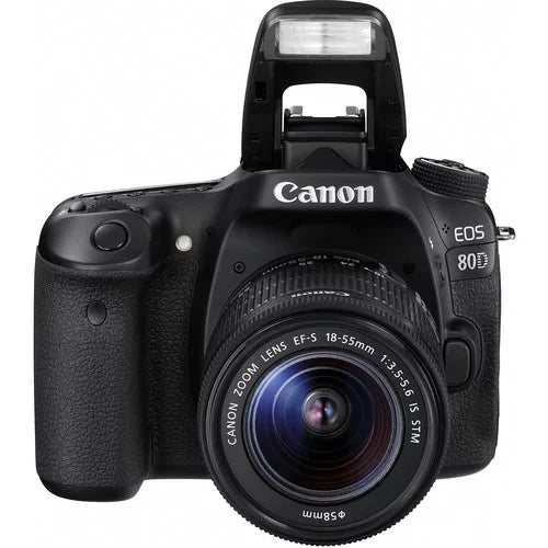 80D DSLR + Lens 18-55mm EOS 64GB Camera with Advanced Kit Expo Canon