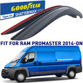 Window pcs Visors, Deflectors Tape-on Deflector, Window Car Ram Vent Goodyear ProMaster Guards, for GY008711 Shatterproof - Vent 2 2014-2024, Visor, Accessories, Rain