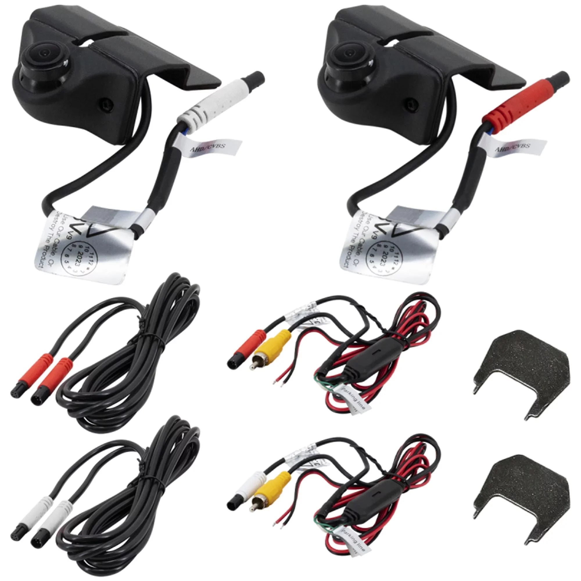 Camera Switcher Video with & JK Blind VS41 Spot Wrangler Compatible Monitors 480P AHD Echomaster Camera Kit For 720P/CVBS Input HDBJK NTSC