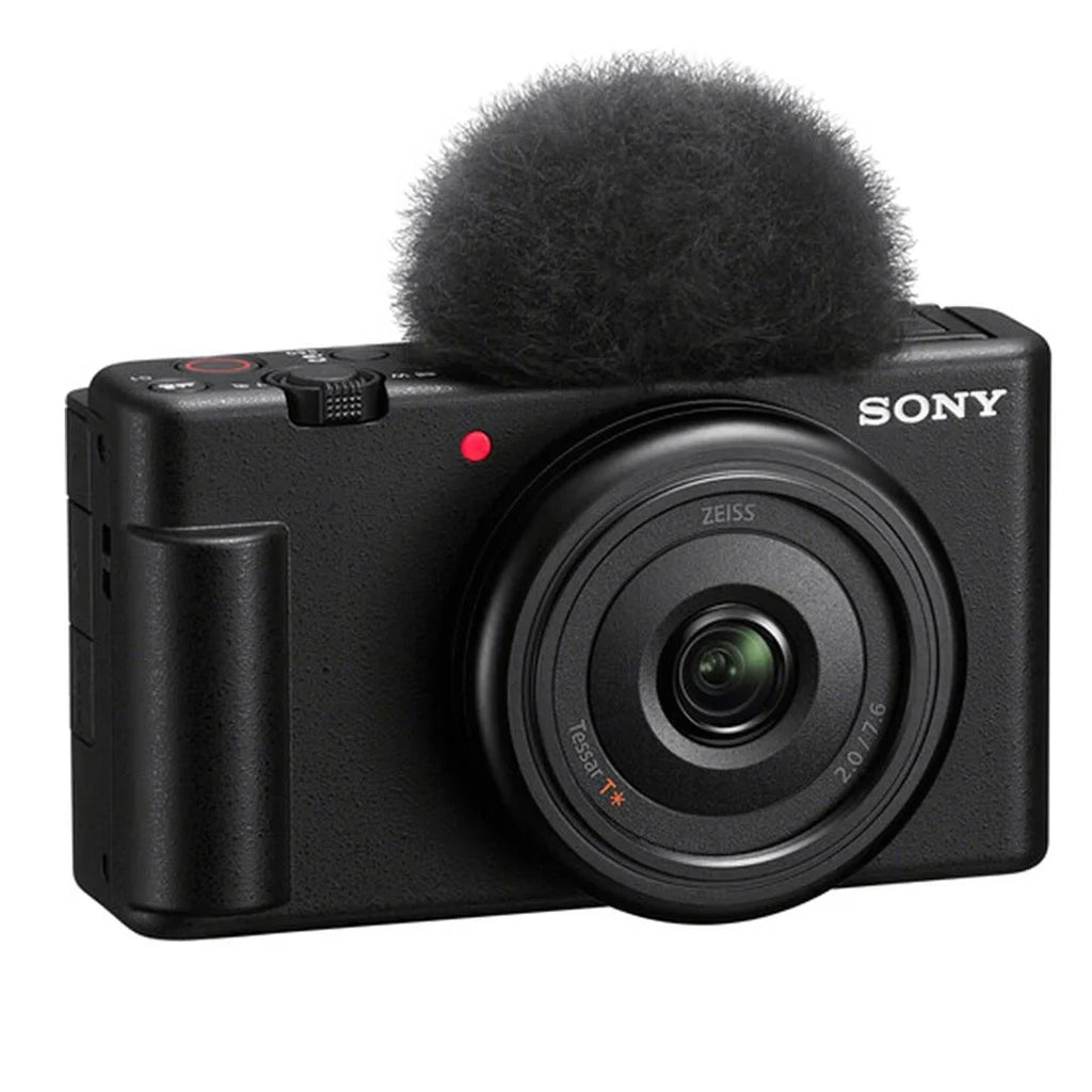 with 128GB Accessory Card Bundle Sony Camera ZeeTech + + SanDisk (Black) ZV-1F Memory Tripod Vlogging