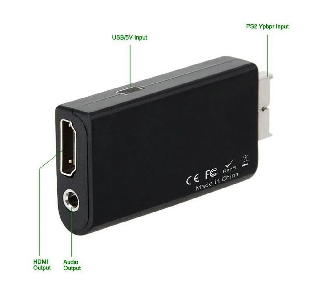 Output Adapter Converter Cable HDMI HDMI Power PS2 Audio Video + USB to 5-Packs HD