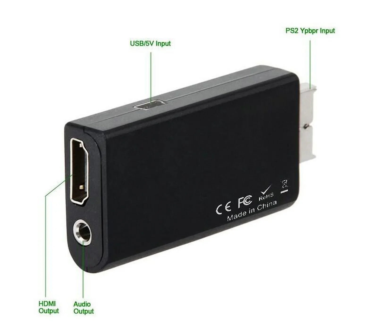 Output Adapter Converter Cable HDMI HDMI Power PS2 Audio Video + USB to 5-Packs HD