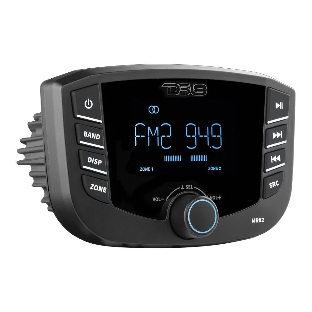 Lights, DS18 Zones, RGB Round Headunit with Marine HYDRO 2 and MRX2 Bluetooth