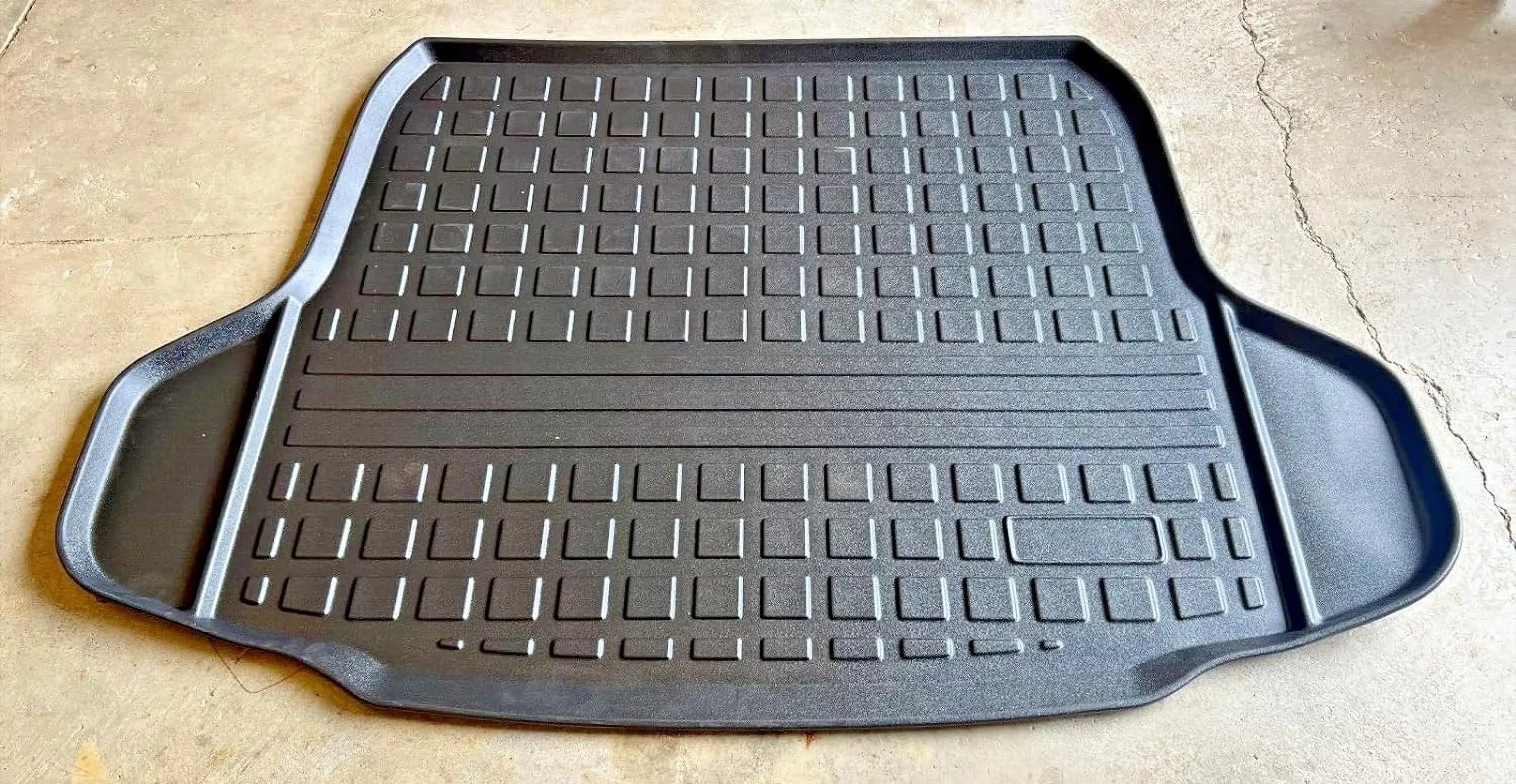 Pad EACCESSORIES Cars Weather-Resistant for Liner SENTRA – Trunk Mats Nissan EA Boot–Laser Design Pre-Cut Mat Trunk Car with Tray Mat Lip–Non-Slip 2020-2024 for Cargo Raised – Trunk