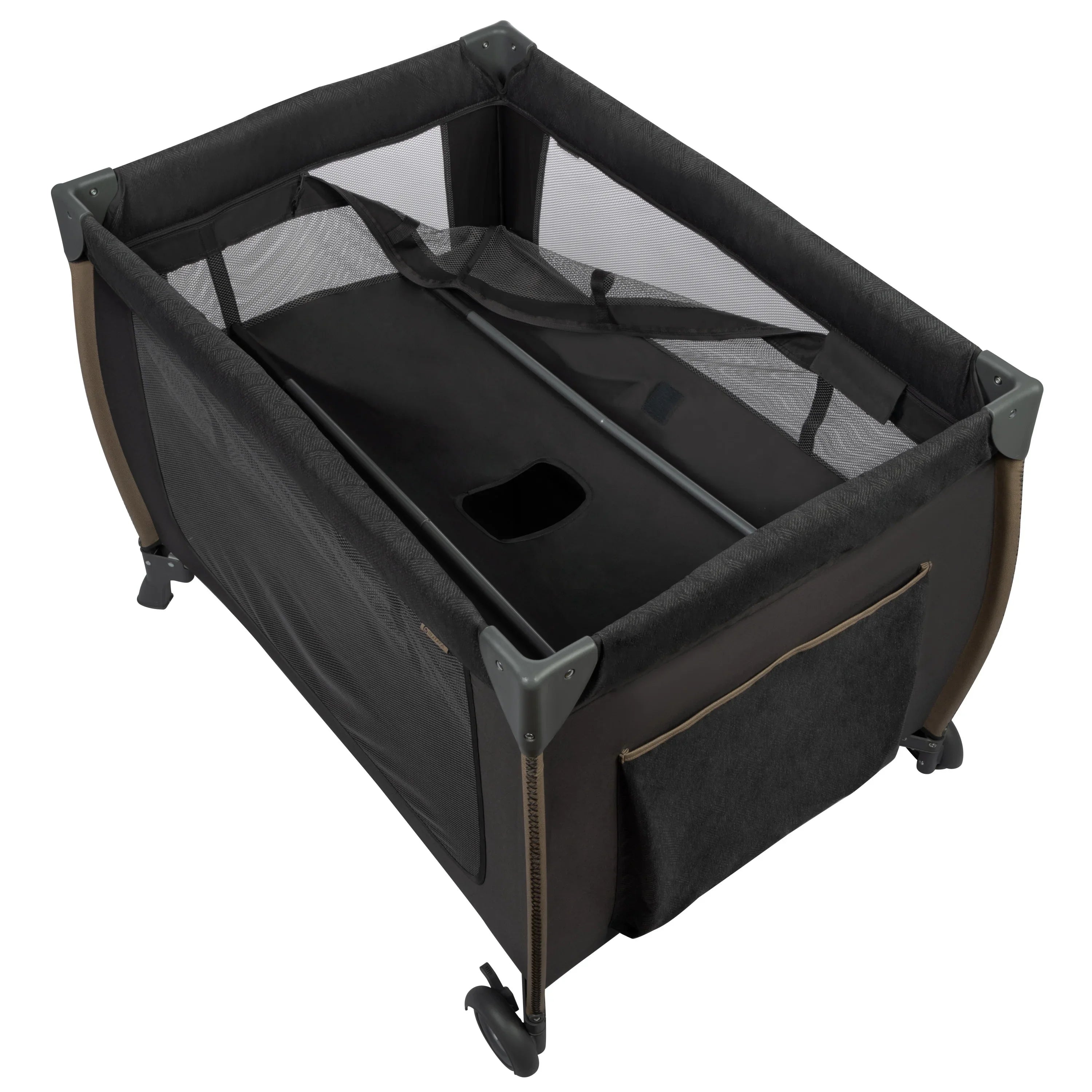Full with Monbebe Point Rocking Bassinet, Size Castle Yard Play