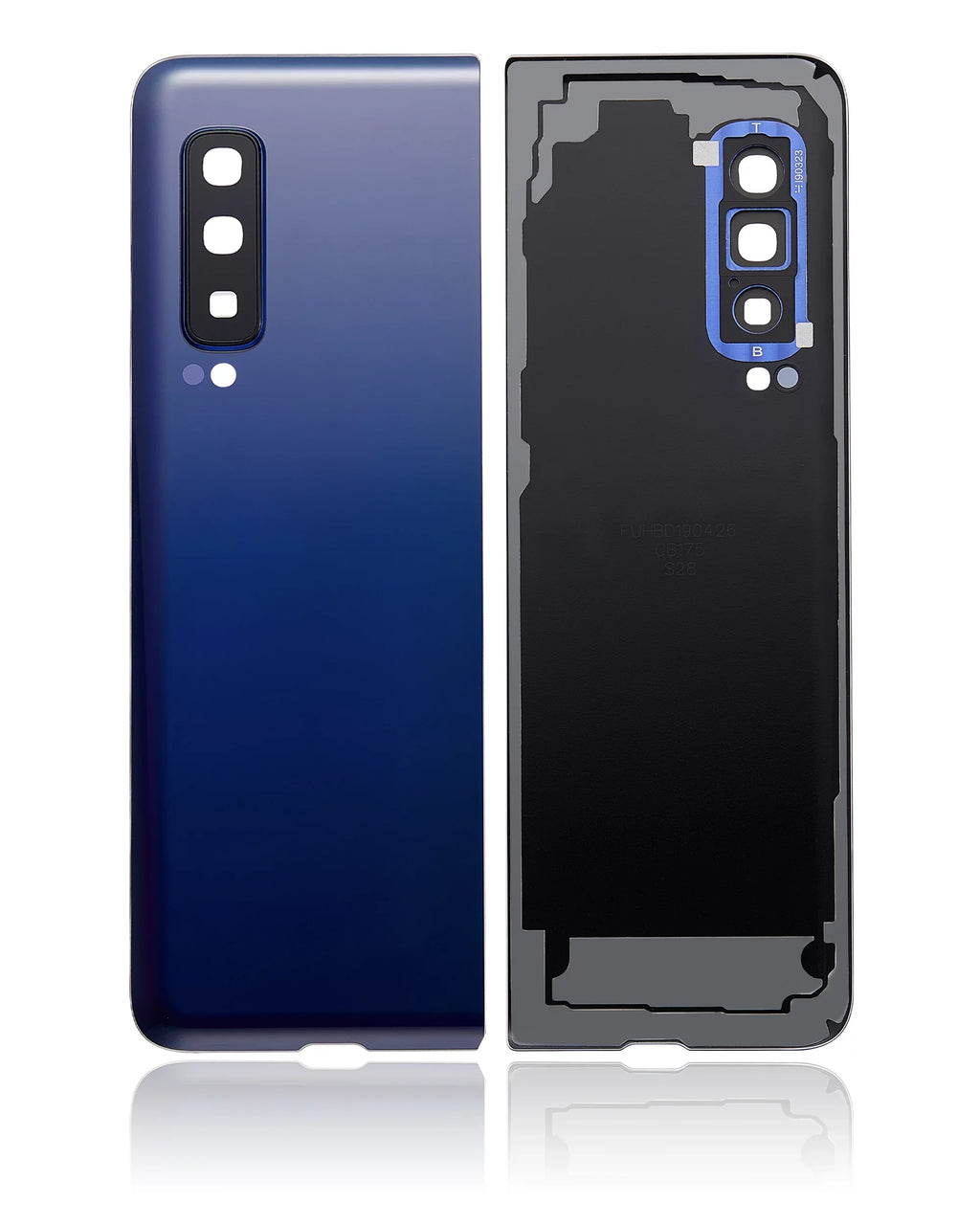 Fold 4G Galaxy Samsung For Cover Glass Replacement With (Astro Back Lens (Premium) Compatible Blue) (F900) Camera