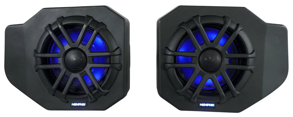 Pods+LED Speakers+Amp Audio RNGR65FE 2018+ Memphis Tower Polaris Pair Ranger For