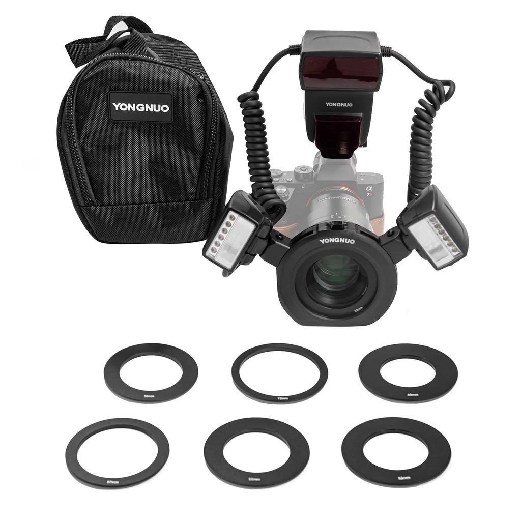 Head III A7R 7pcs Camera A7IV Camera Auto/Manual YONGNUO A9II Dual Time lamp,A7III III Speedlite A6600 A6500 Adapter A7R A9II 5600K A7IV A7C A6300 A7S lamp 3s Flash TTL ro Time 7pcs TTL