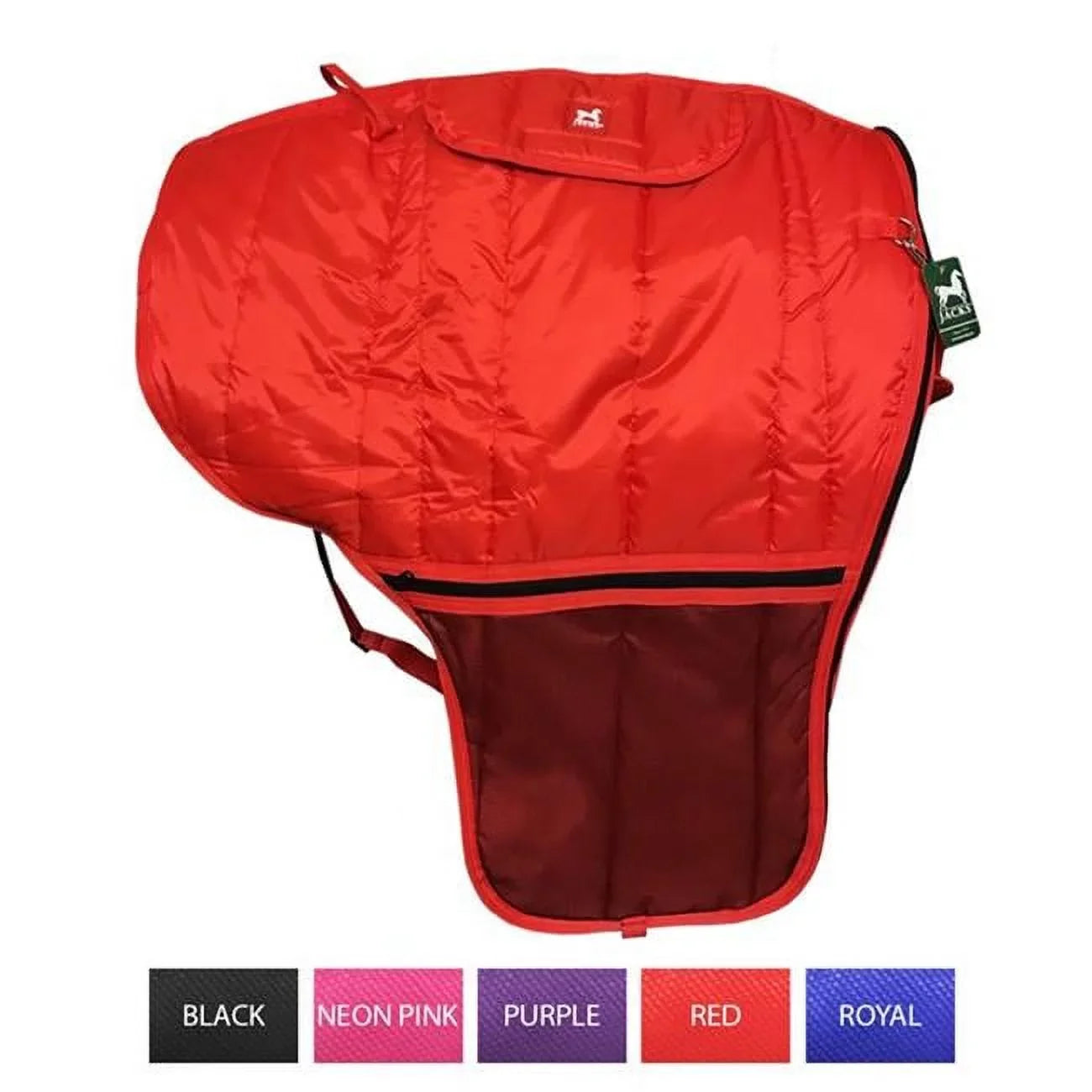 Deluxe in. 3894-RE Bag, Western - 35 Red x Saddle 72 Imports Jacks