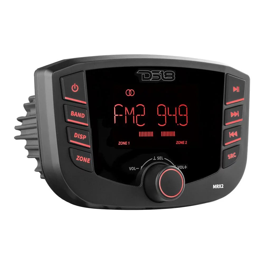 Lights, DS18 Zones, RGB Round Headunit with Marine HYDRO 2 and MRX2 Bluetooth