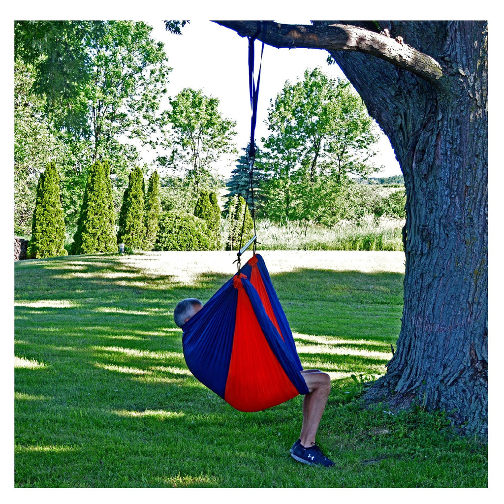 Polyester Chair The Hamptons Collection Traveler 60" Hammock Blue and Red