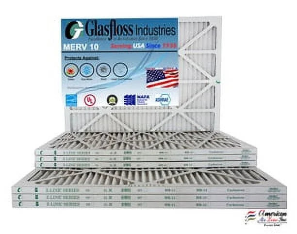 USA Glasfloss Pack Furnace inch) - Air 4 Filter 35.5x7/8 of Size: in x (Actual - - 10 12x36x1 MERV Made 11.5 -