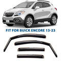 Rain - 4 Vent Incredibly Visors, for Vent CLIM Window Original Deflector, Window Durable pcs. 2013-2023, 613268 Buick Deflectors, in-Channel ART Guards Encore
