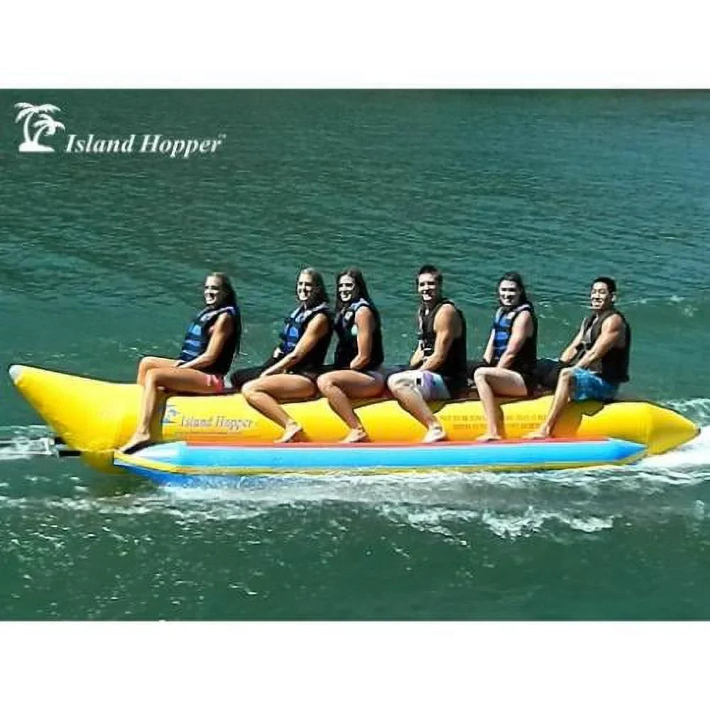 Heavy-Duty Boat In Inline Yellow Banana 6-Passenger
