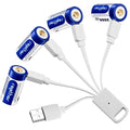 Wireless with 4 VMS3130 VMS3330 Arlo Rechargeable VMC3030 of Arlo Camera Compatible Rapthor VMS3430 Pack VMK3200 (850mAh) Security Batteries