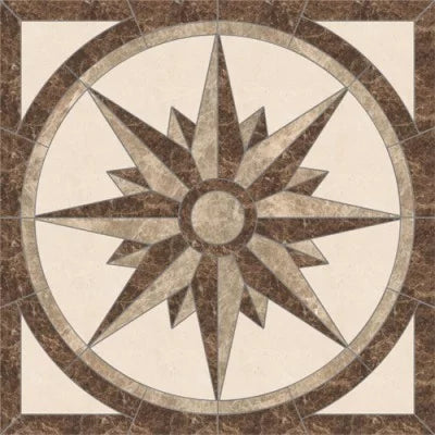Floor Medallion Marble 36''x36''
