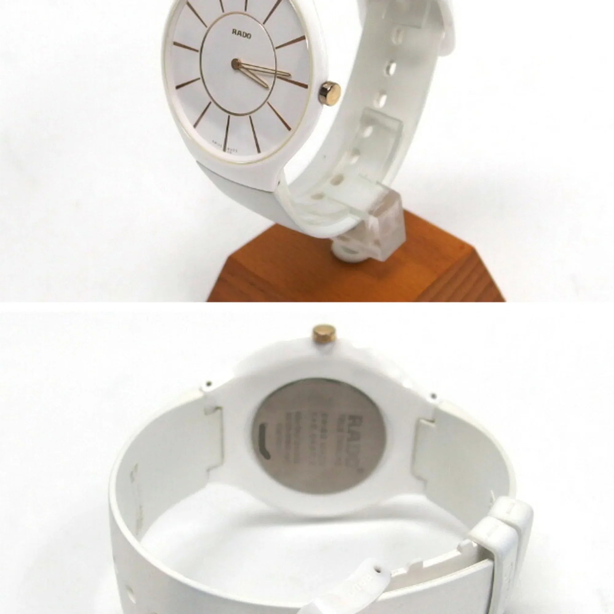 Pre-Owned Watch Quartz (Good) Thinline Men's True R27957109 White Rado