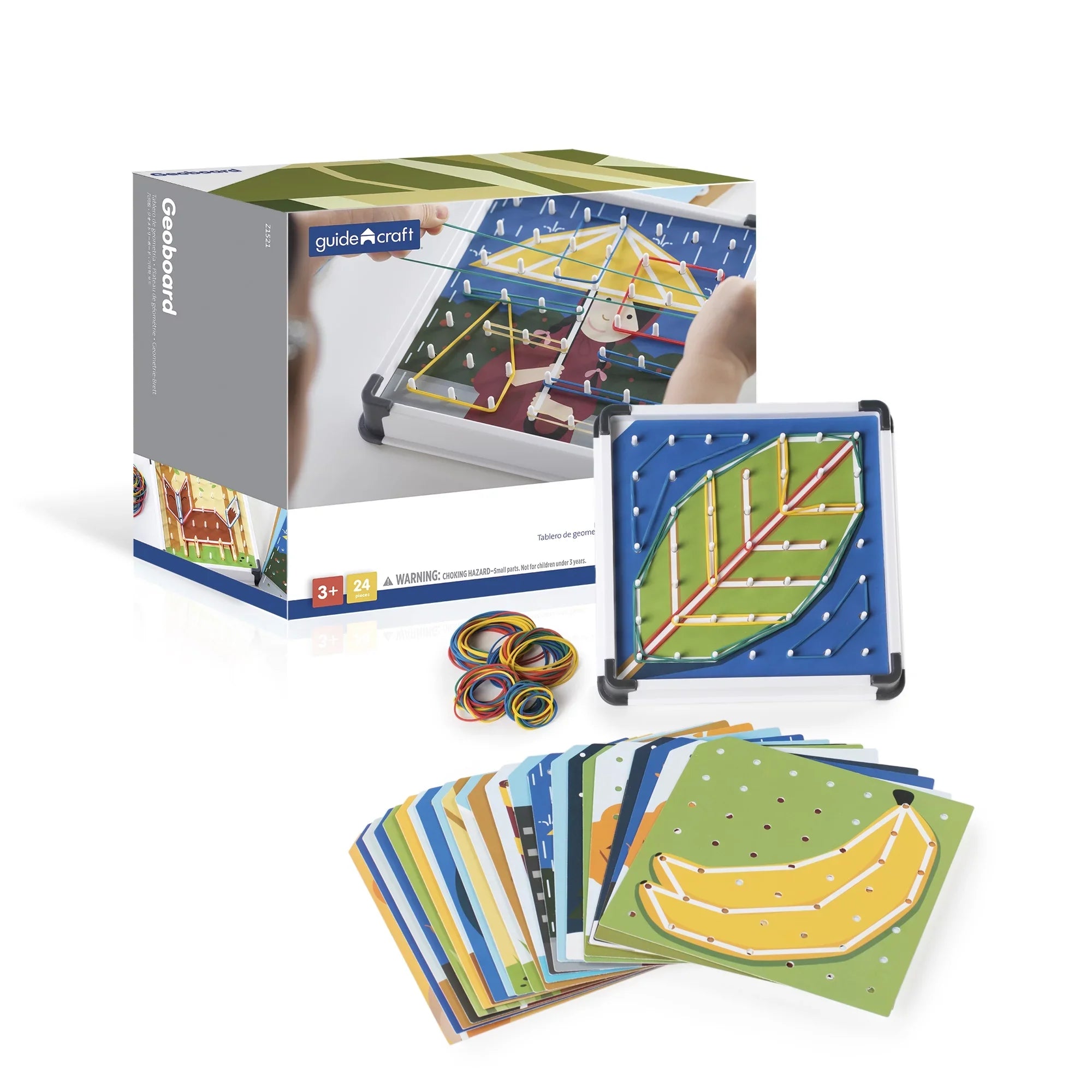 Geo Multicolour Skill Boards, Guidecraft Set Action &