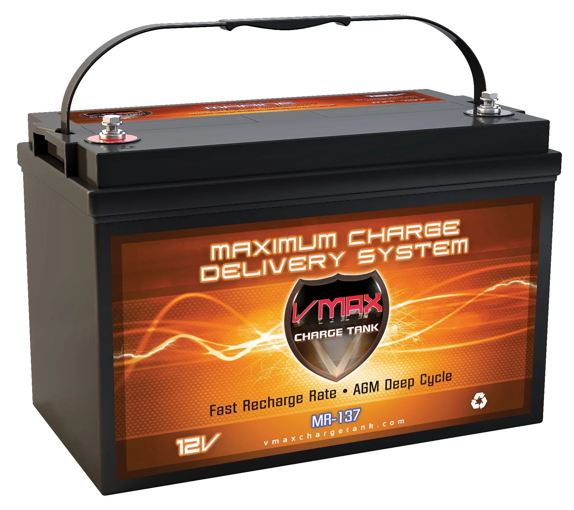 Motors AGM Marine Cycle Pound Deep VMAX Thrust 12 for Volt Battery 120Ah Grp31 50lb 50 12V Sealed MR137-120 Trolling