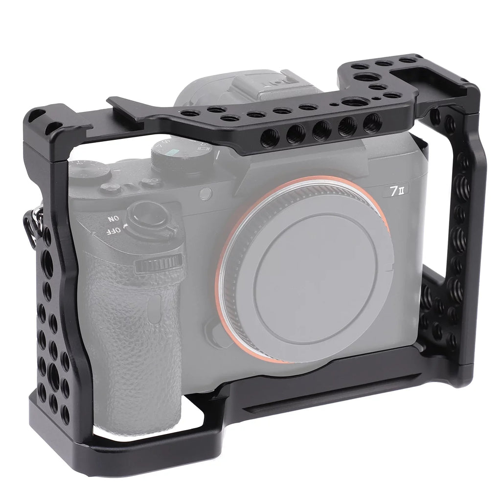 Mirrorless Inch Inch Holes Cage Camera 1/4 Mount A9 with for A7M3 A7R3 Camera Cage Alloy Cold Screw Aluminum 3/8 Replacement Sony & Htovila Shoe Video