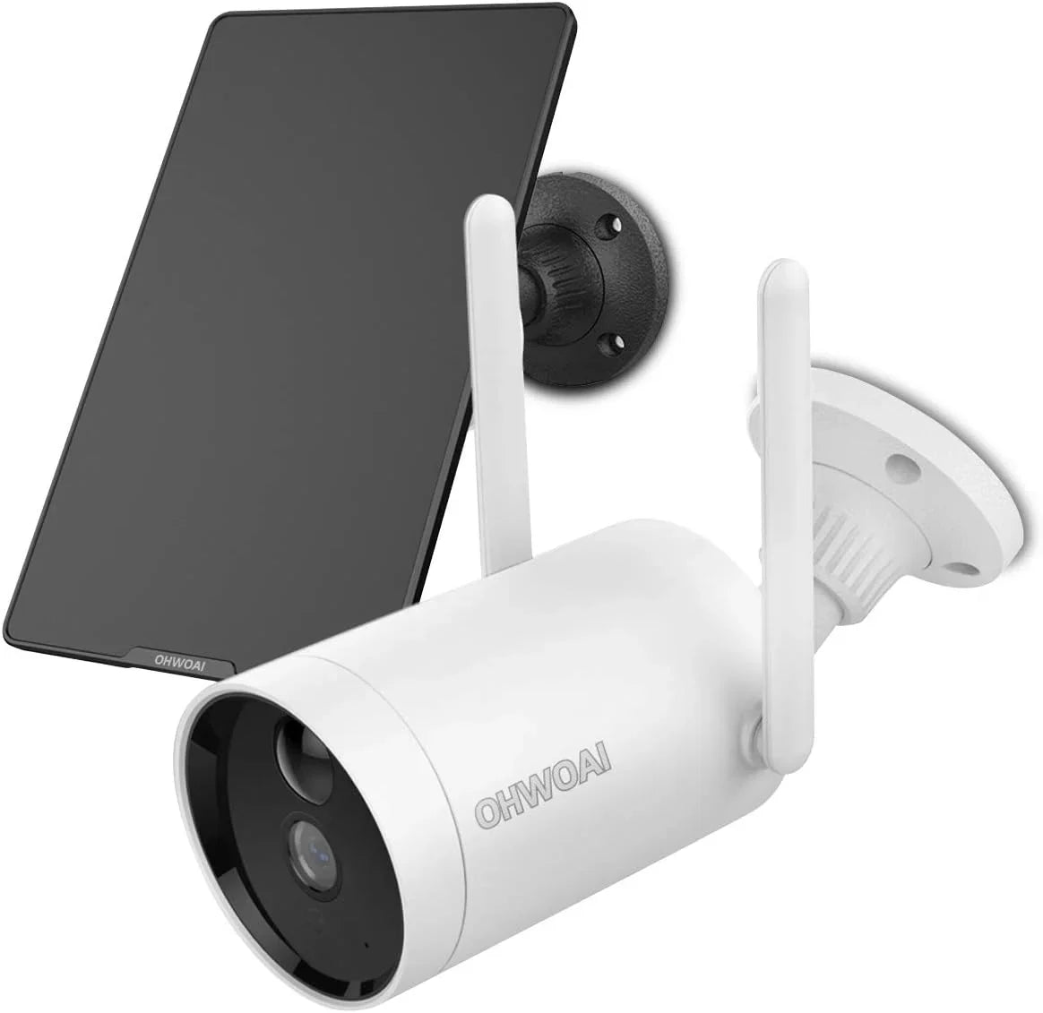 Camera, Two-Way Solar Solar Motion & Camera, Waterproof, Powered WiFi PIR Panel, Home IP with Audio》Outdoor Night Detection, Battery Wireless Security Vision Camera Surveillance Rechargeable 《Truly