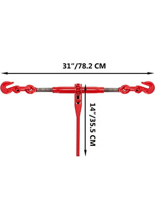 BENTISM Tie Down, Binder 6600lbs Ratchet Binder Chain 5/16in-3/8in, for Load 2pcs