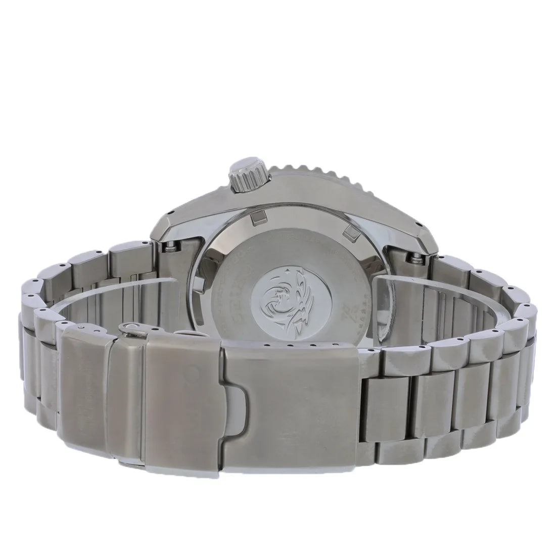 Stainless Automatic Watch Green Dial Prospex Seiko Mens Pre-Owned GMT SPB381