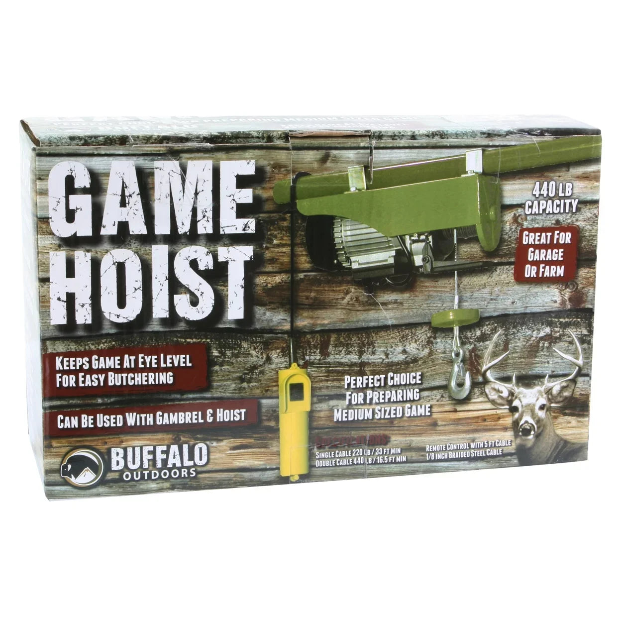 Buffalo EHOISTUL Electric Hoist Metal Tools 440 lb