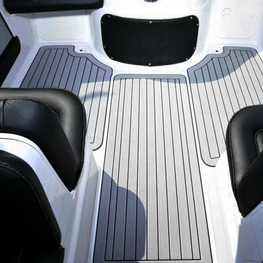 Boat Sea Foam RV 94"x HJDECK Self-Adhesive Deck for Non-Skid Yacht Faux Sheet/Carpet Teak Boat Decking 35" Flooring Marine Fits Pad EVA Mats/Decking