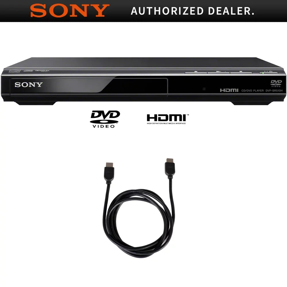DVD Disc(s) Sony Player, 1 1080p, DVP-SR510H Black