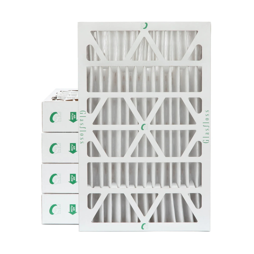 Pleated Filters HVAC by 12x24x4 MERV 3-3/4 x x Quantity Glasfloss. Air 5 Size: Exact 23-3/8 10 11-3/8 ) (